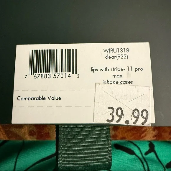 New KATE SPADE iPhone 11 Pro Max Phone Case Lips w/ Stripes - Picture 5 of 6